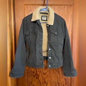 Mountain Khakis Women’s Ranch Shearling Jacket, Slate Grey, Size Small